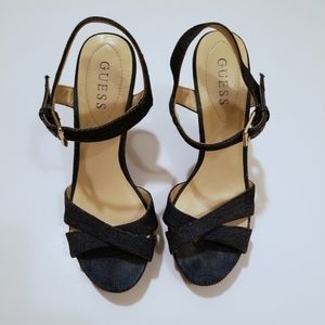 Guess Denim Wedges